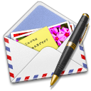 Air,Mail,Photo,Pen
