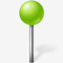 Map,Marker,Ball,Chartreuse