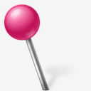 MapMarker,Ball,Left,Pink