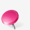 MapMarker,DrawingPin,Left,Pink
