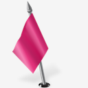 MapMarker,Flag,Left,Pink