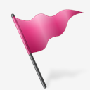 MapMarker,Flag,Pink