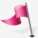 Map,Marker,Flag,Left,Pink
