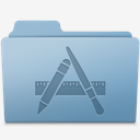 Applications,Folder,Blue