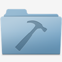 Developer,Folder,Blue