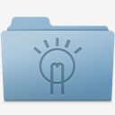 Idea,Folder,Blue
