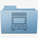 Transmit,Folder,Blue