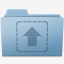 Upload,Folder,Blue