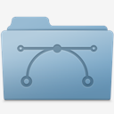 Vector,Folder,Blue