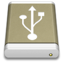 Lightbrown,External,Drive,USB