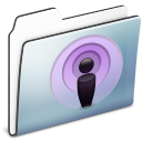 Podcast,Folder,Graphite,smooth,Sidebar