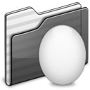 Egg,Folder,black