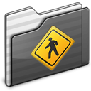 Public,Folder,black