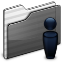 Users,Folder,black