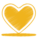 heart,love,yellow