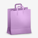 paper,bag,purple