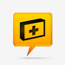 yellow,comment,bubbles,signs,first,aid