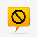 yellow,comment,bubbles,signs,nosign