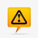 yellow,comment,bubbles,signs,warning,sign