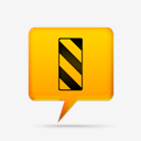 yellow,comment,bubbles,signs,z,roadsign