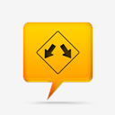 yellow,comment,bubbles,signs,z,roadsign