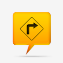 yellow,comment,bubbles,signs,z,roadsign