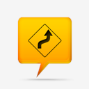 yellow,comment,bubbles,signs,z,roadsign