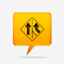 yellow,comment,bubbles,signs,z,roadsign
