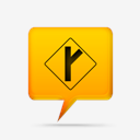 yellow,comment,bubbles,signs,z,roadsign