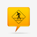 yellow,comment,bubbles,signs,z,roadsign