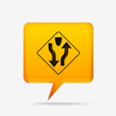 yellow,comment,bubbles,signs,z,roadsign