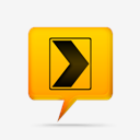 yellow,comment,bubbles,signs,z,roadsign