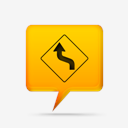 yellow,comment,bubbles,signs,z,roadsign