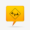 yellow,comment,bubbles,signs,z,roadsign