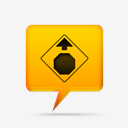 yellow,comment,bubbles,signs,z,roadsign