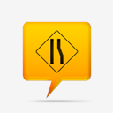 yellow,comment,bubbles,signs,z,roadsign