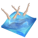 swimming,synchronized