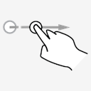 one,finger,flick