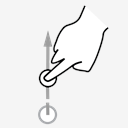 one,finger,swipe