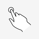 one,finger,tap