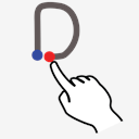 stroke,letter,d,uppercase