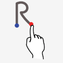 stroke,letter,r,uppercase