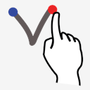 stroke,letter,v,lowercase