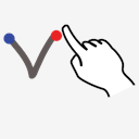 stroke,letter,v,uppercase