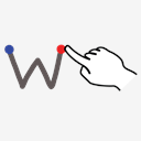 stroke,letter,w,uppercase