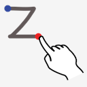 stroke,letter,z,uppercase