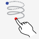 stroke,shape,helix,left