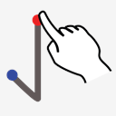 stroke,symbol,arrow,down
