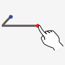 stroke,symbol,arrow,left