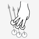three,finger,swipe